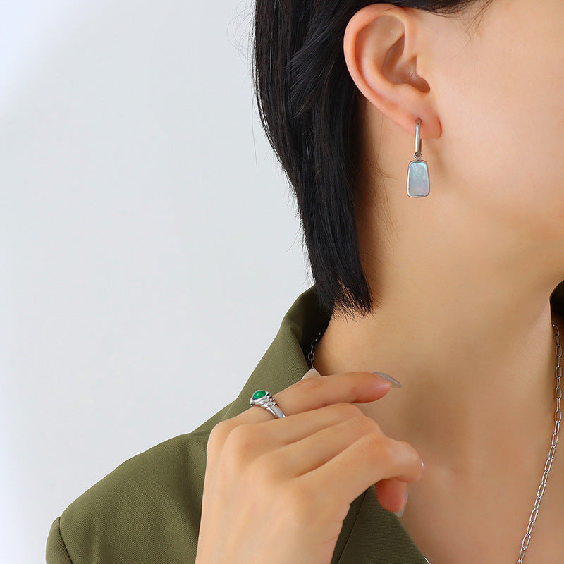 Wholesale Colorful Glossy Elegant Earrings Jewelry Set
